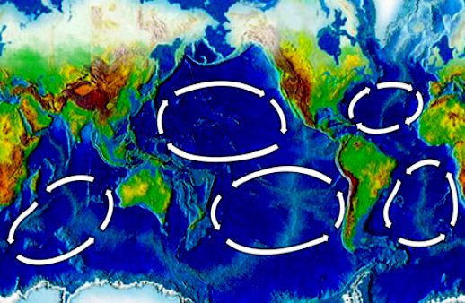 Um giro oceânico é qualquer grande sistema de correntes marinhas rotativas, particularmente as que estão relacionadas com os grandes movimentos do vento.